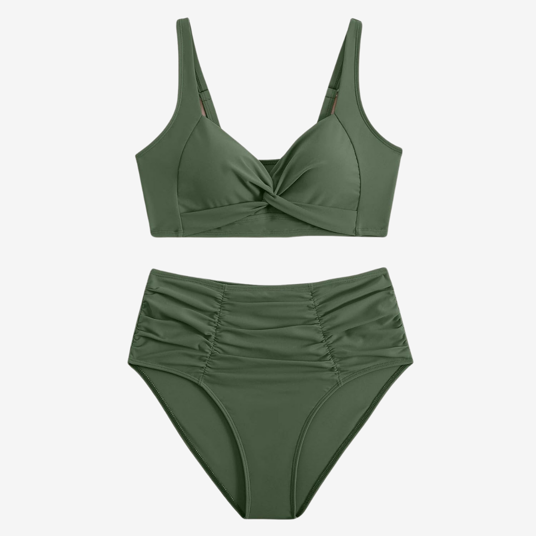 Tiphany™ Bikini med snoet V-udskæring
