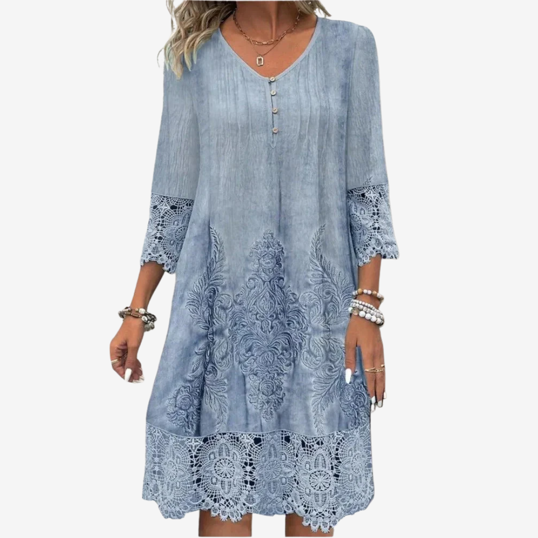 Liona™ Midi-kjole i blonde