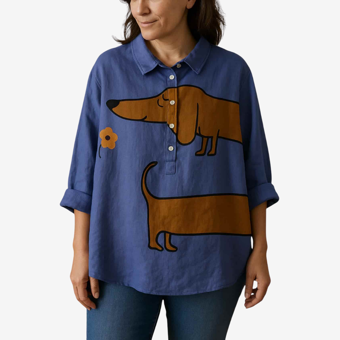 Félicie™ T-shirt med dyreprint