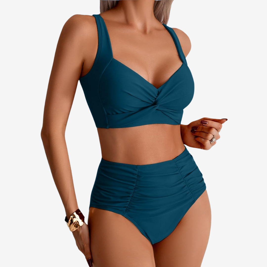 Tiphany™ Bikini med snoet V-udskæring