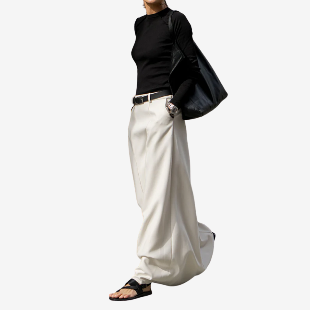 Irina™ Plisseret maxi-nederdel
