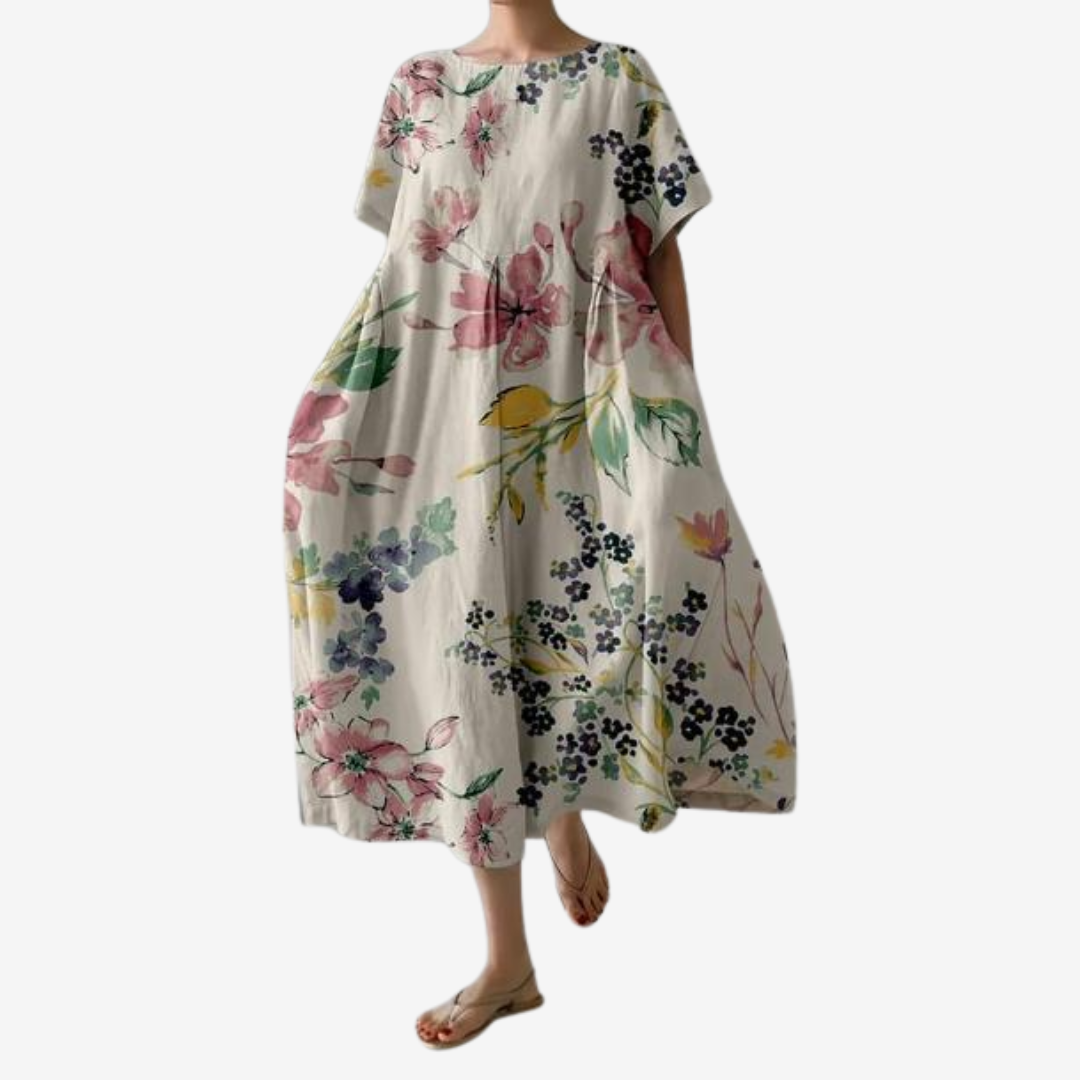 Liora™ robe fleurie fluide