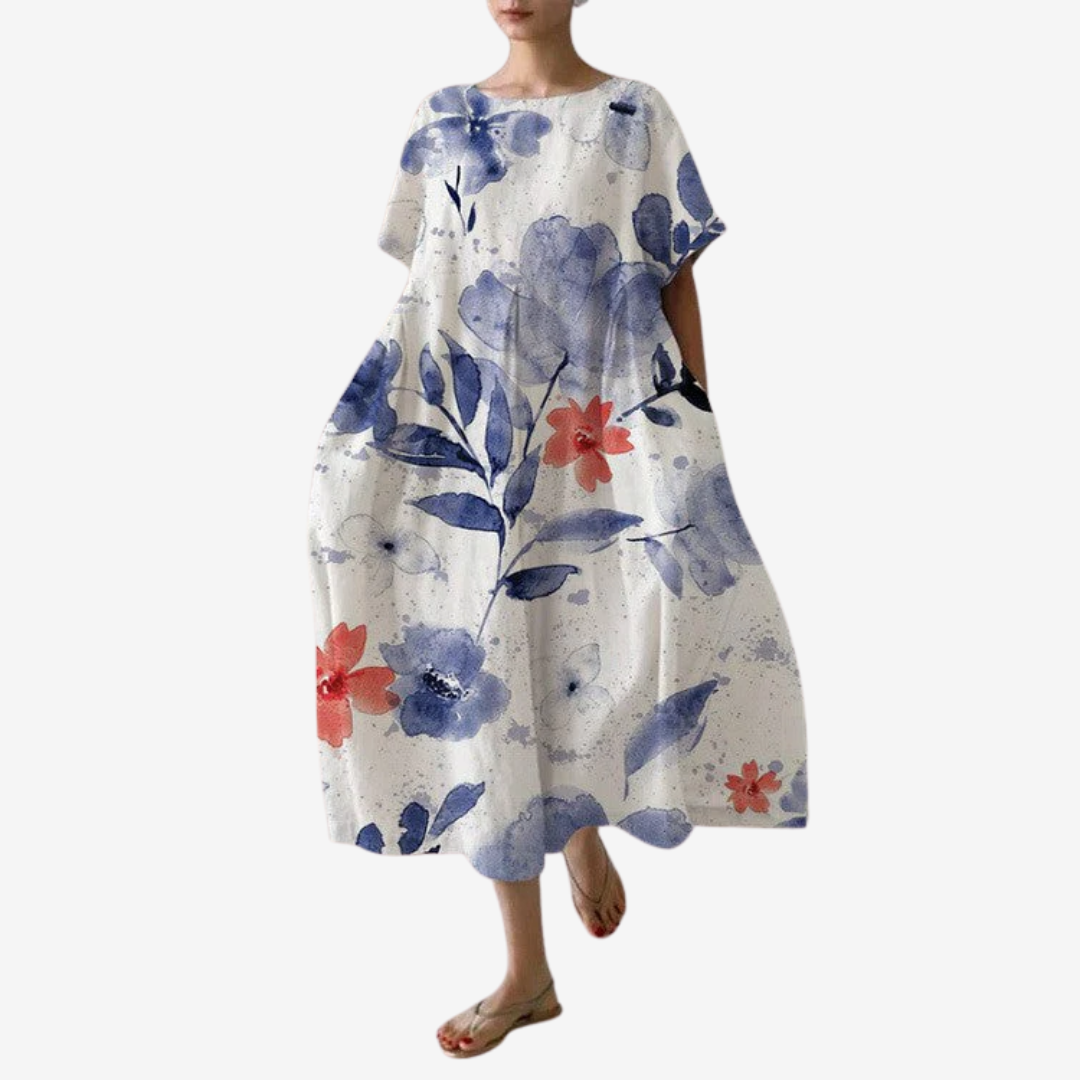 Liora™ robe fleurie fluide