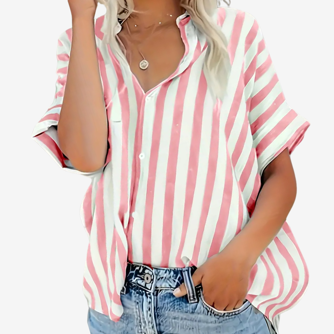 Iselise™ Stribet bluse