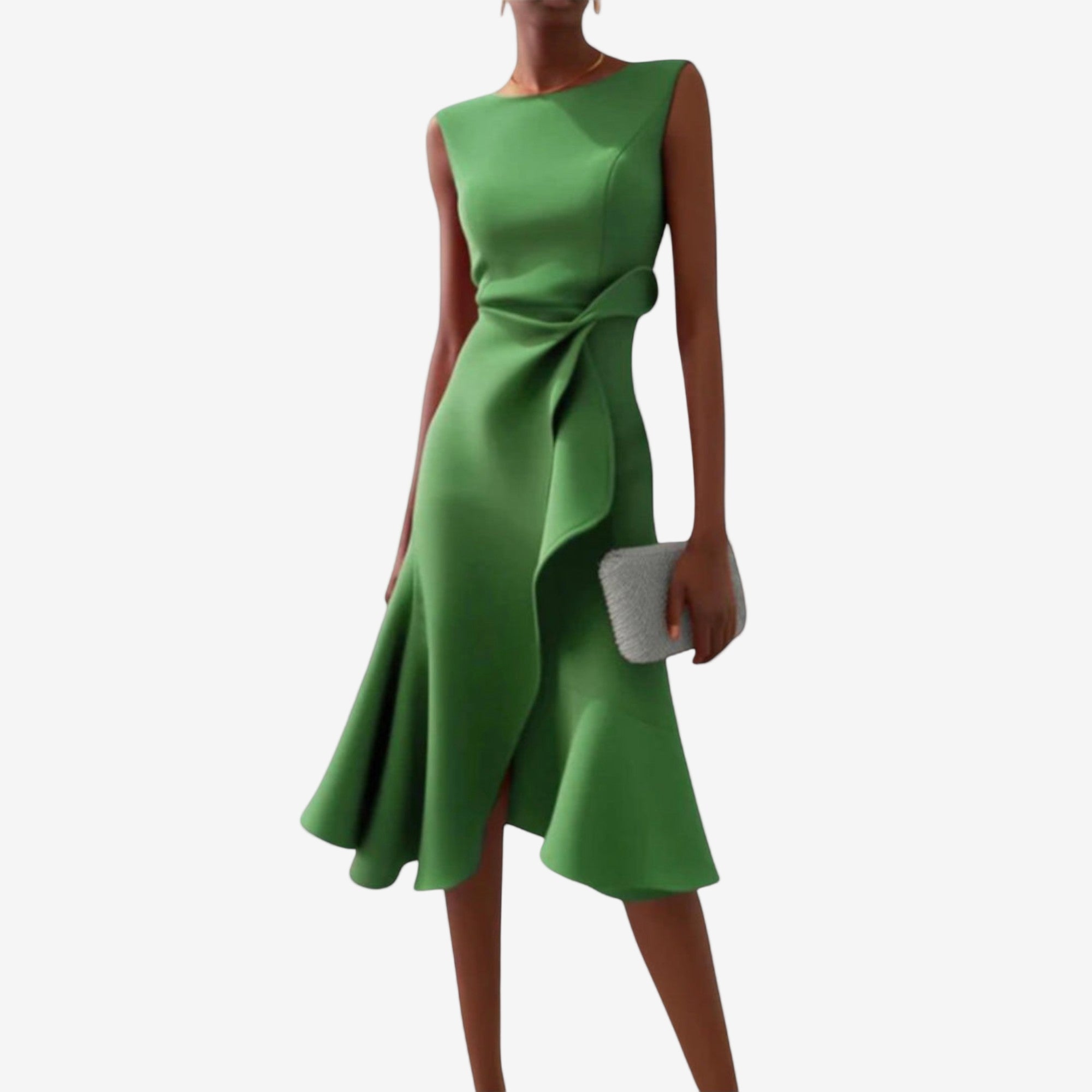 Eliina™ Asymmetrisk midi-kjole