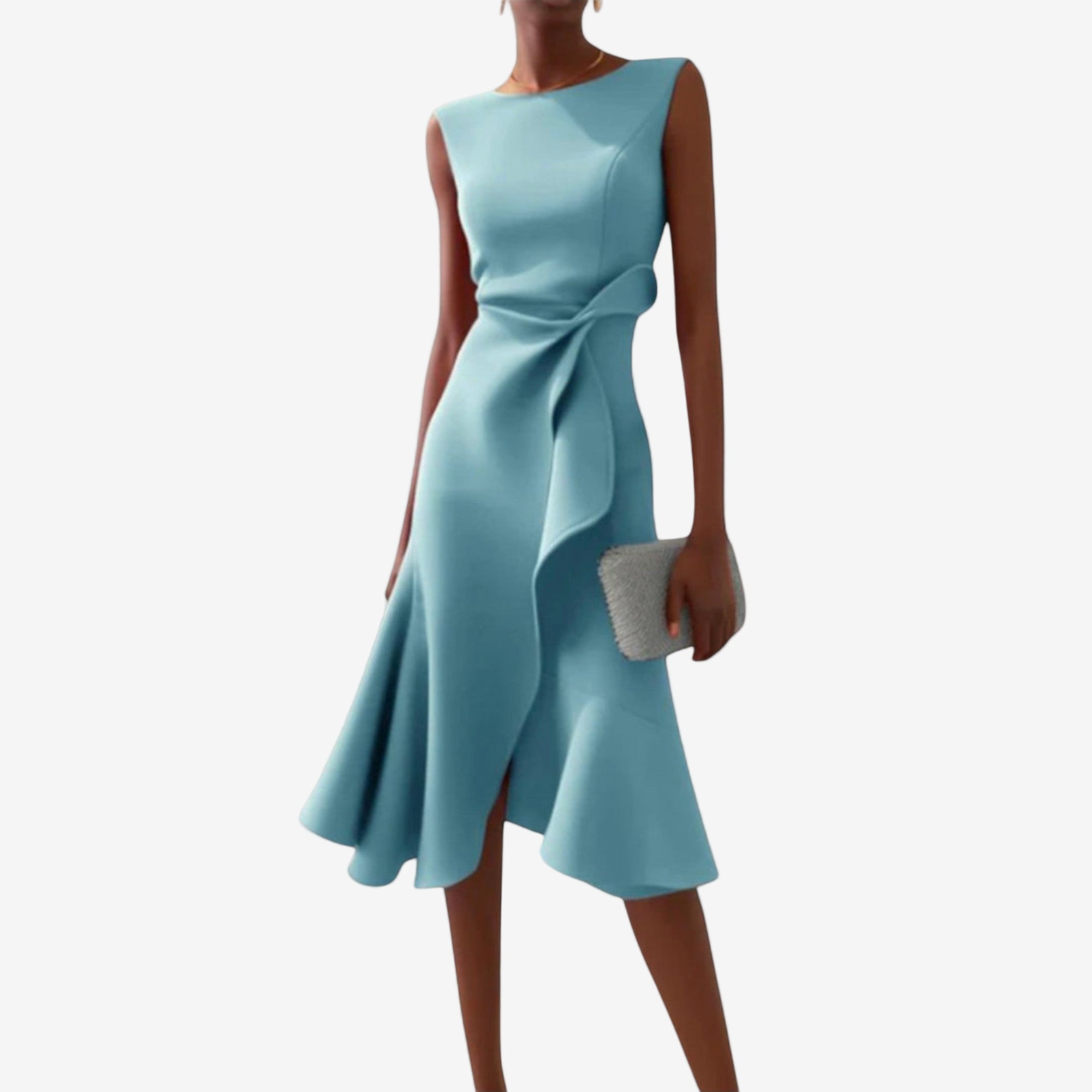 Eliina™ Asymmetrisk midi-kjole
