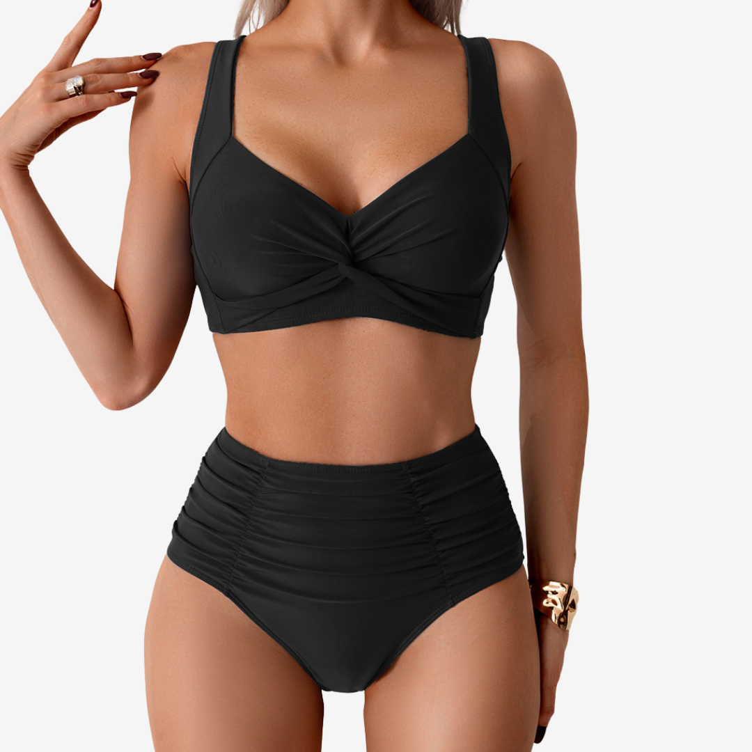 Tiphany™ Bikini med snoet V-udskæring
