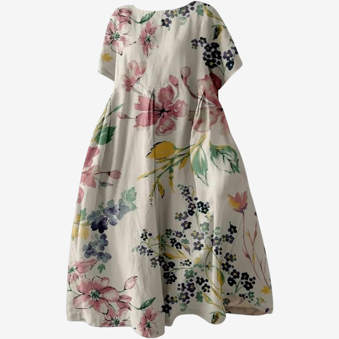 Liora™ robe fleurie fluide