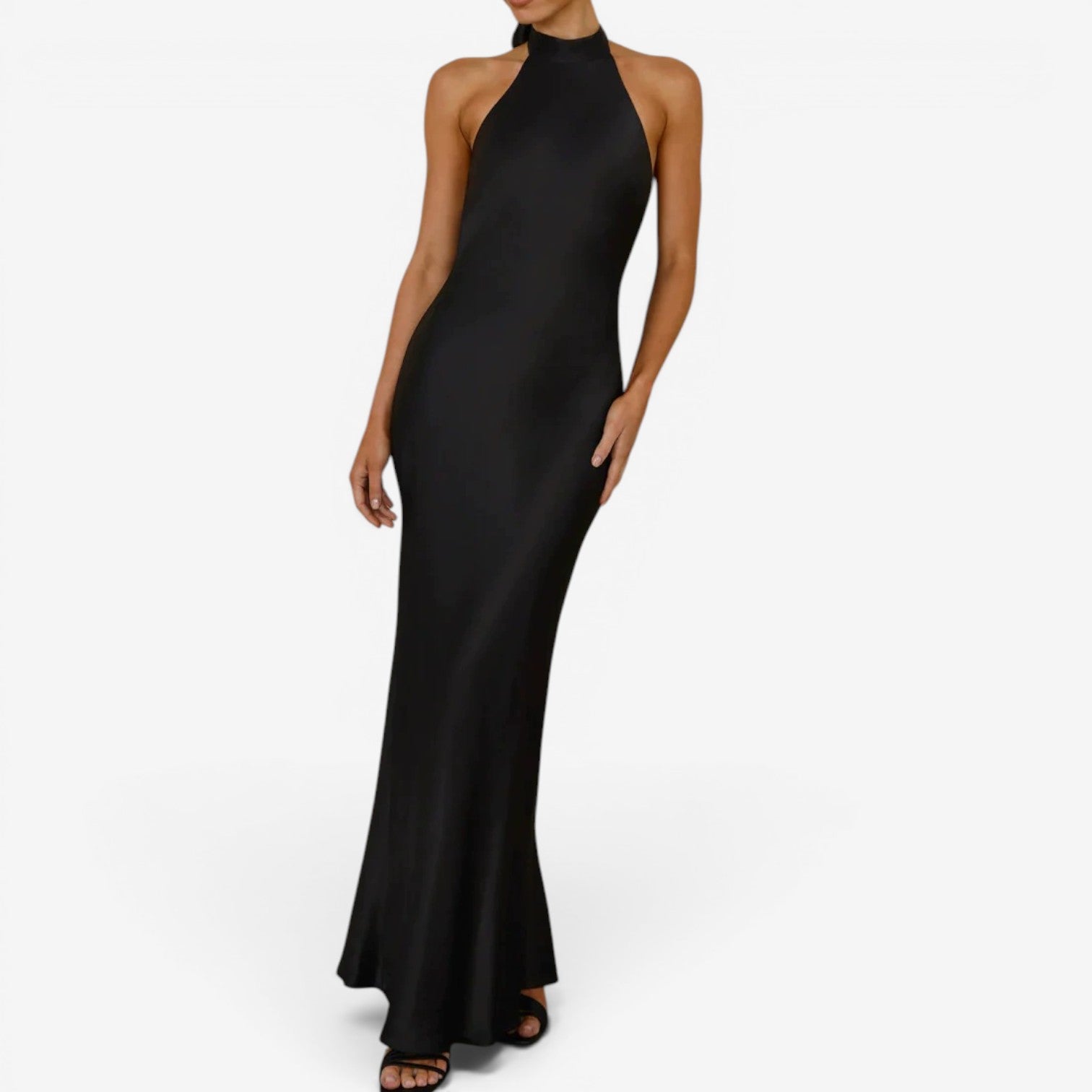 Veya™ Robe longue en satin