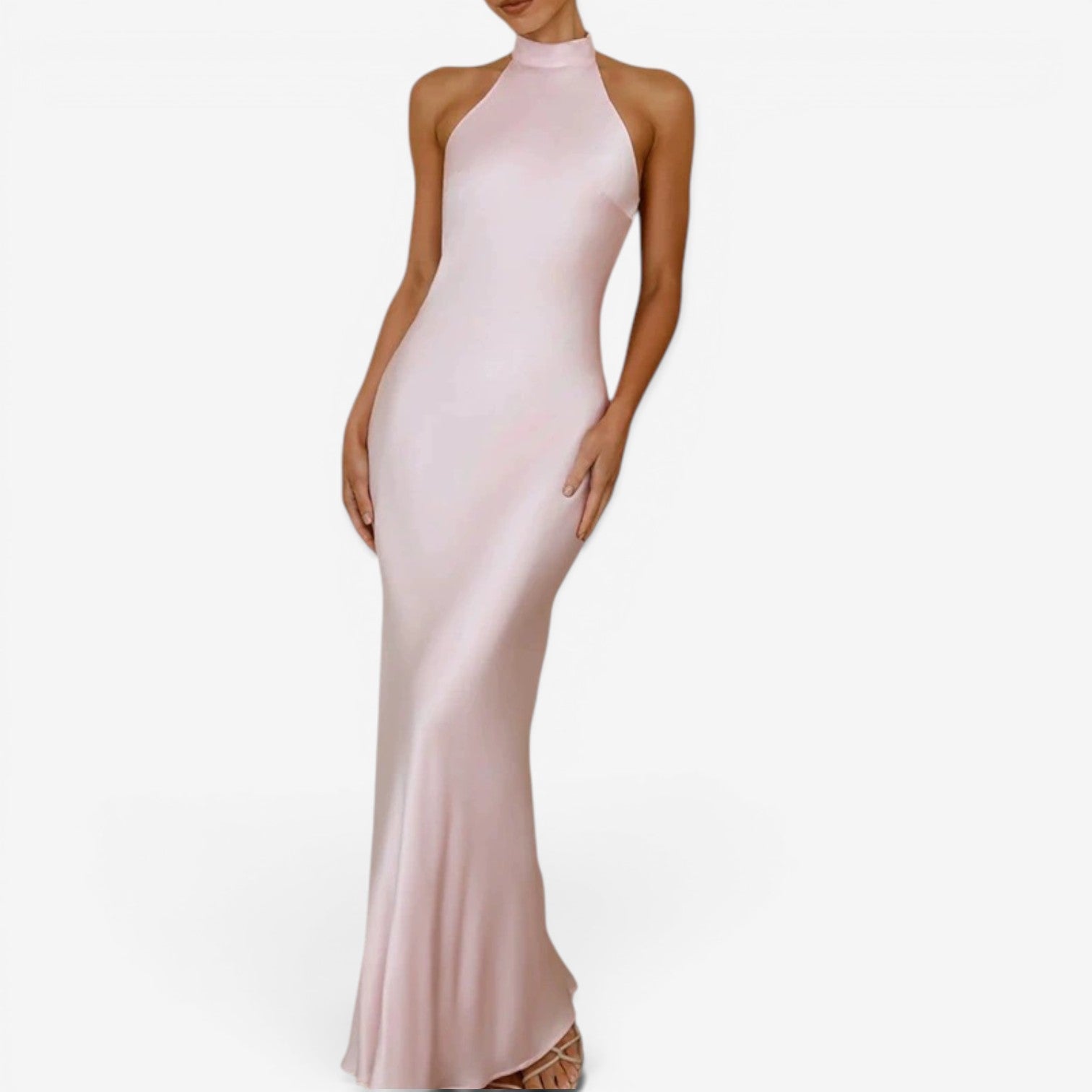Veya™ Robe longue en satin