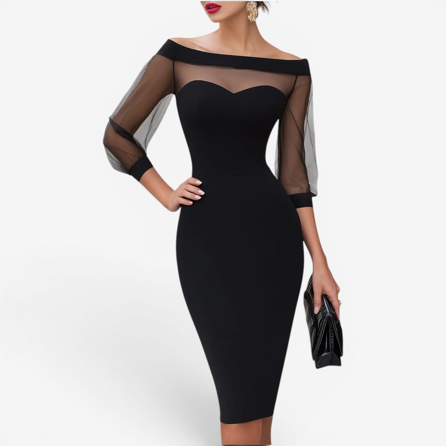 Charrie™ Robe fourreau élégante