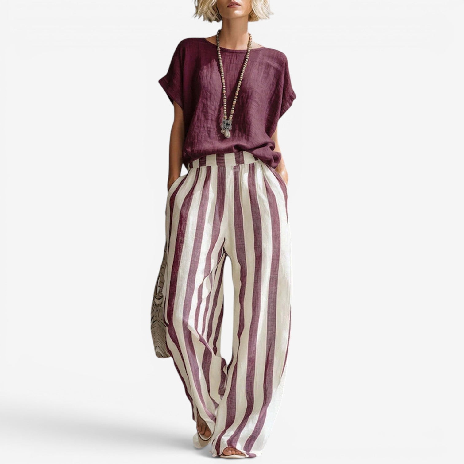 Charice™ Ensemble deux pièces rayé