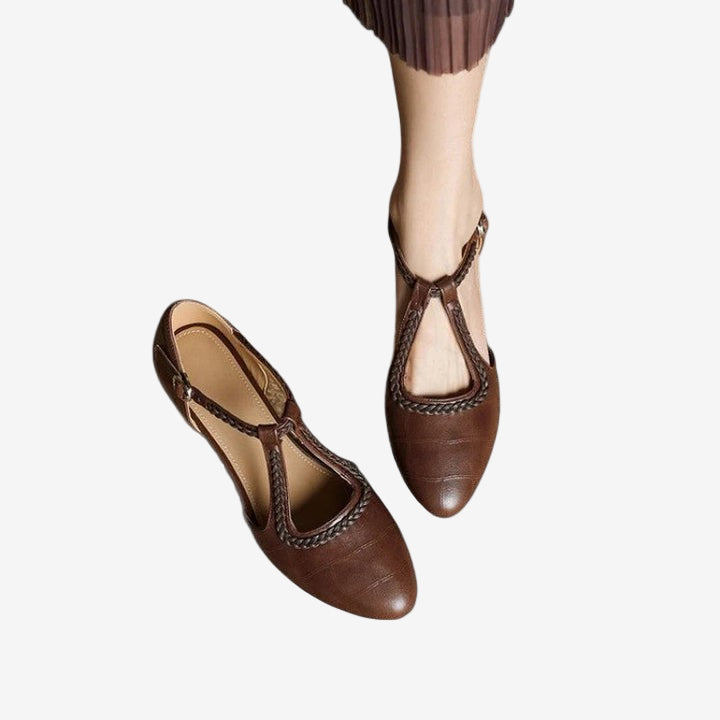 Delphine™ Remsandaler med hæl