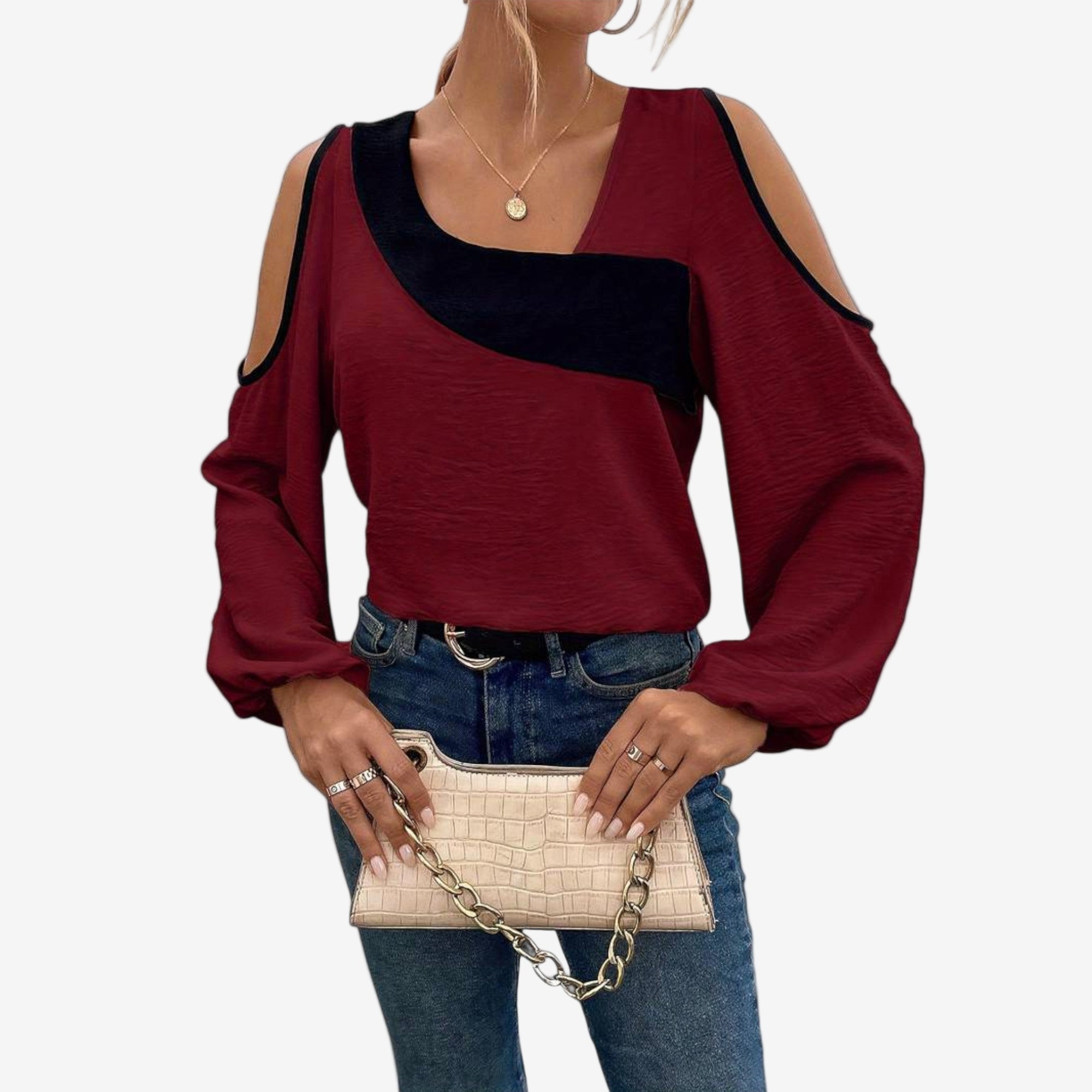 Scarlett™ Sweater med bare skuldre