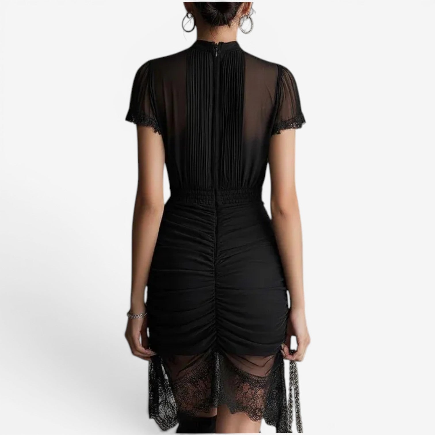 Naela™ Robe courte drapée