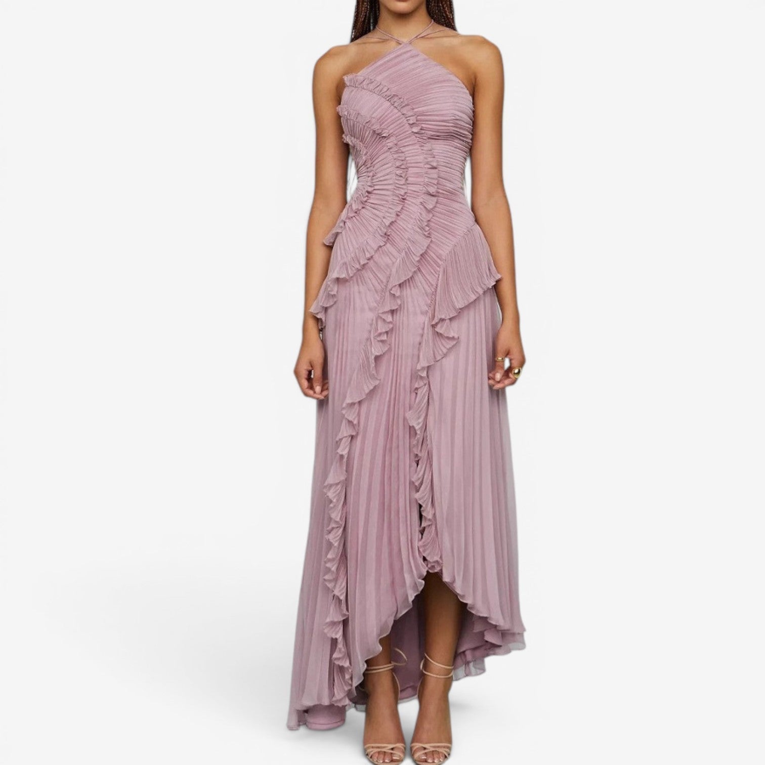 Amora™ Robe longue plissée
