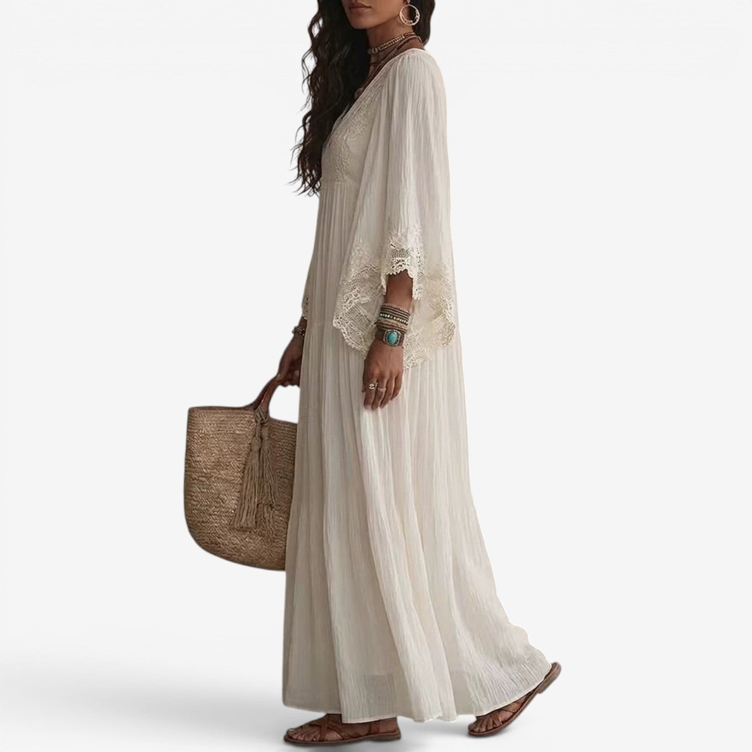 Abby™ Robe caftan longue