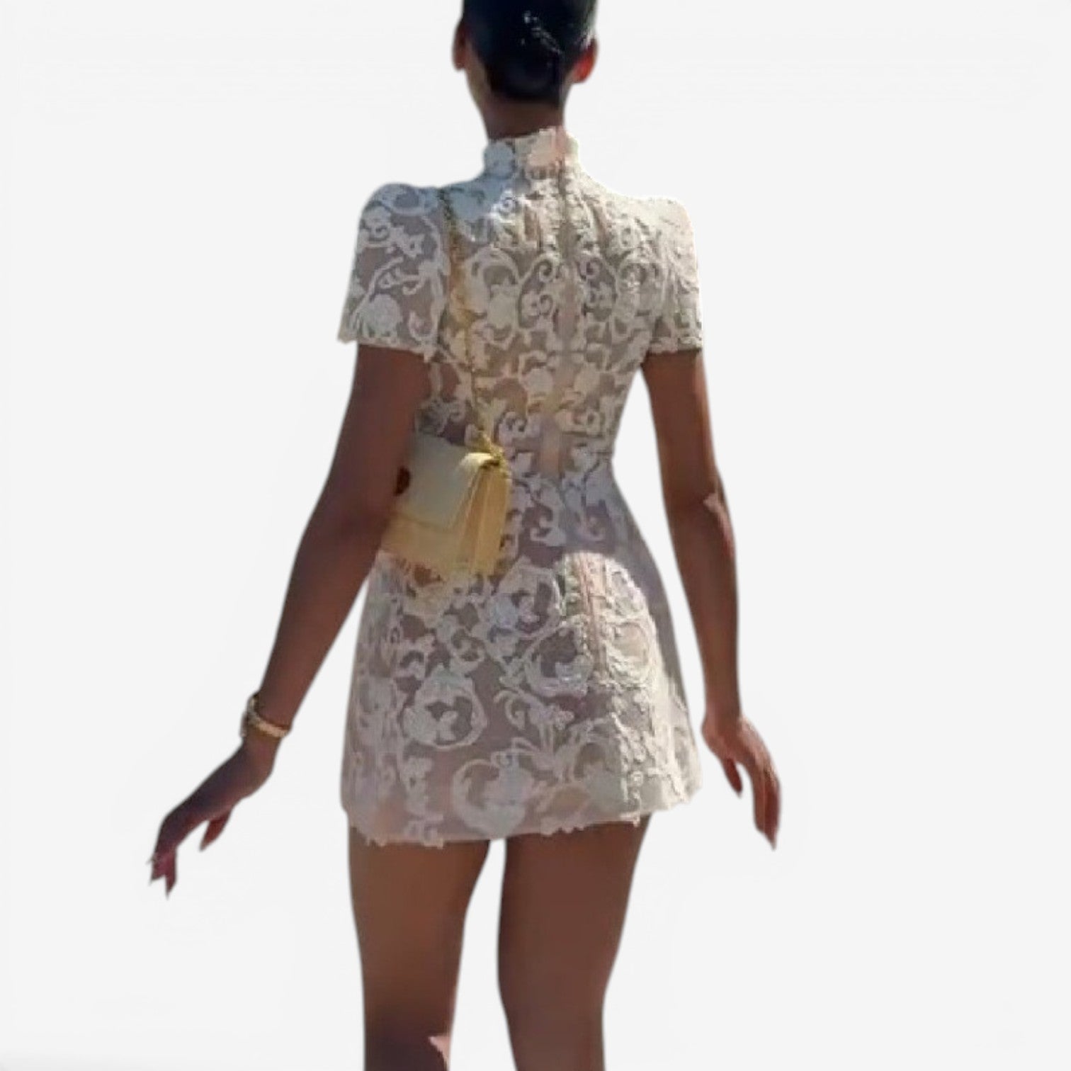 Clarissa™ Robe courte en dentelle