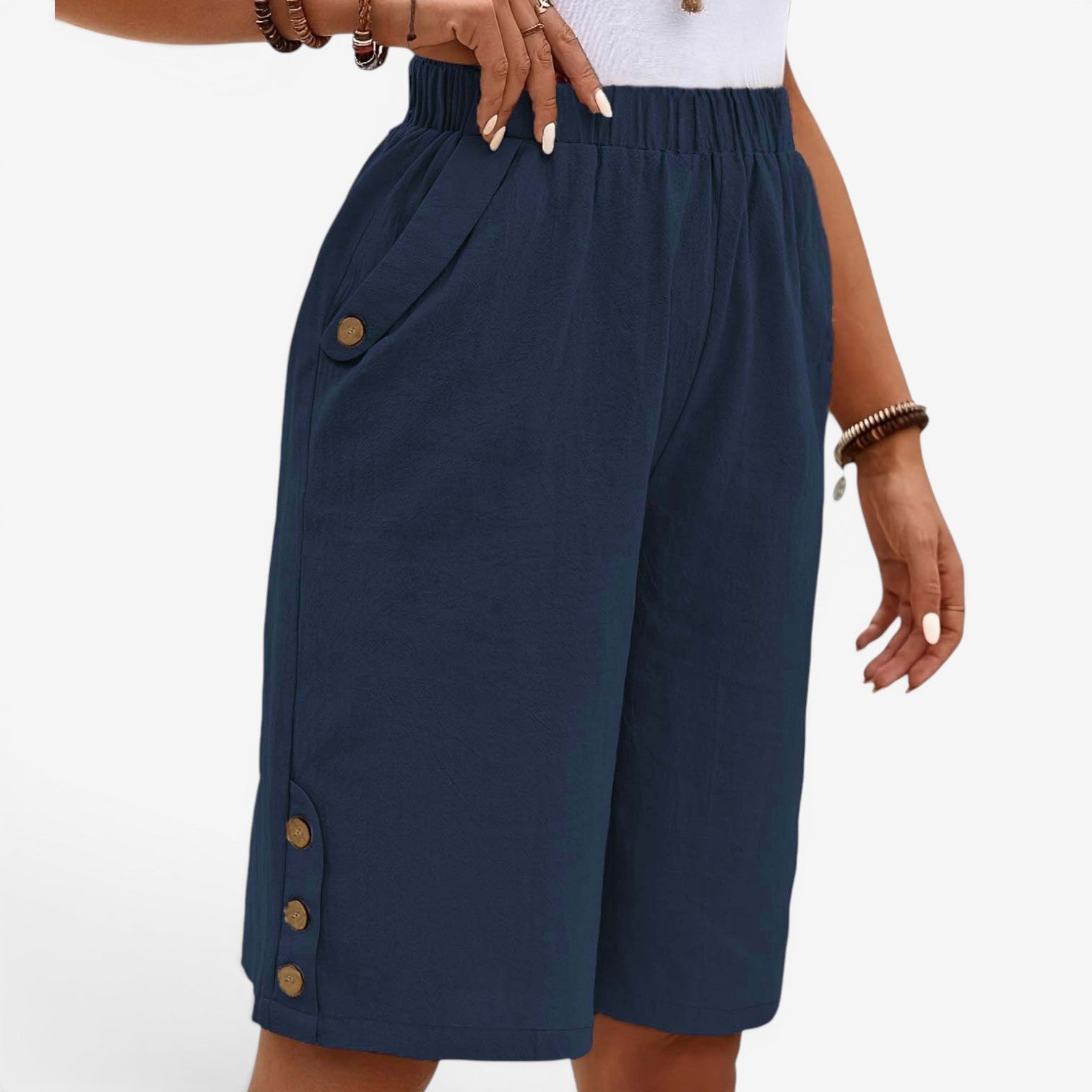 Gianne™ Pantalon capri en lin