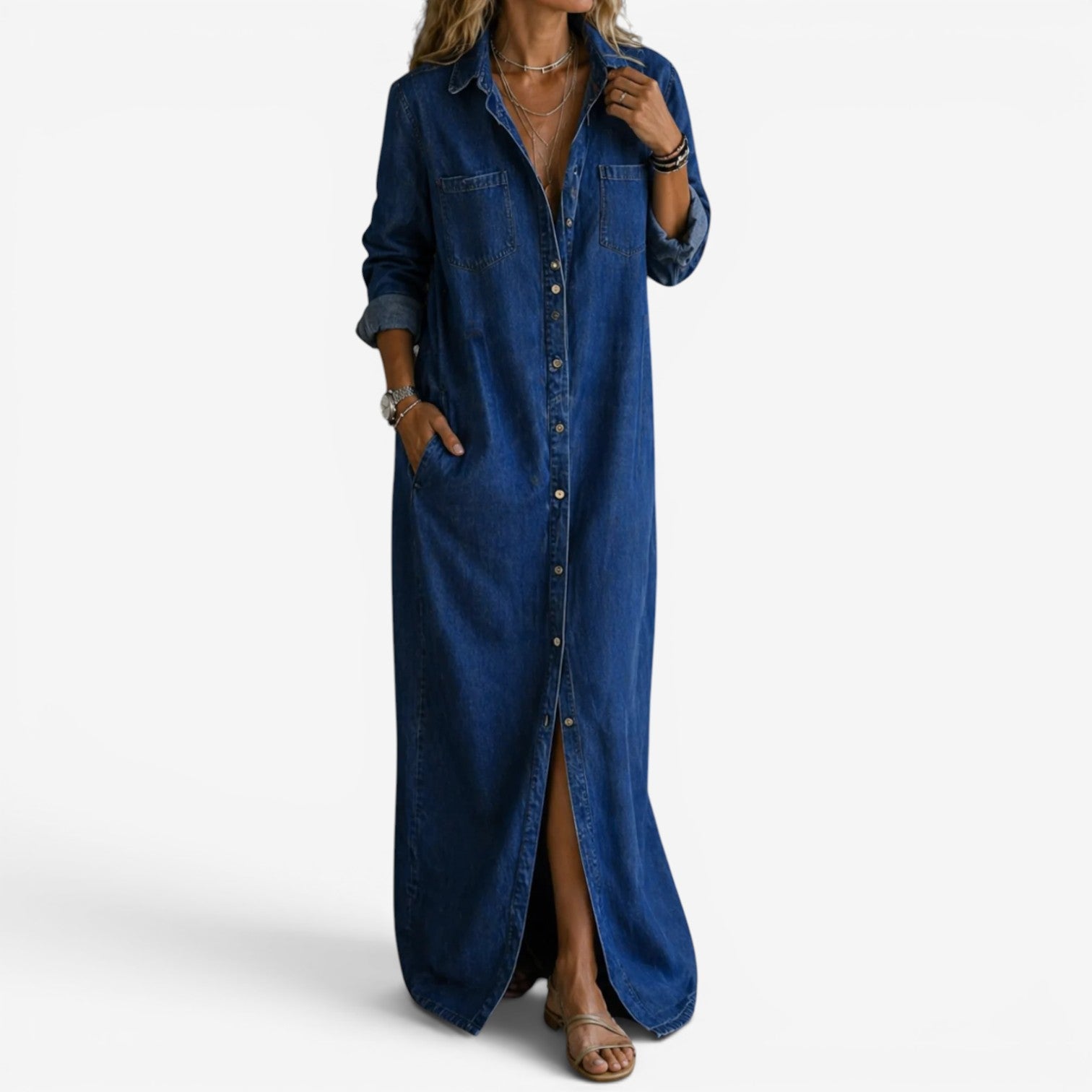 Danaera™ Robe chemise longue