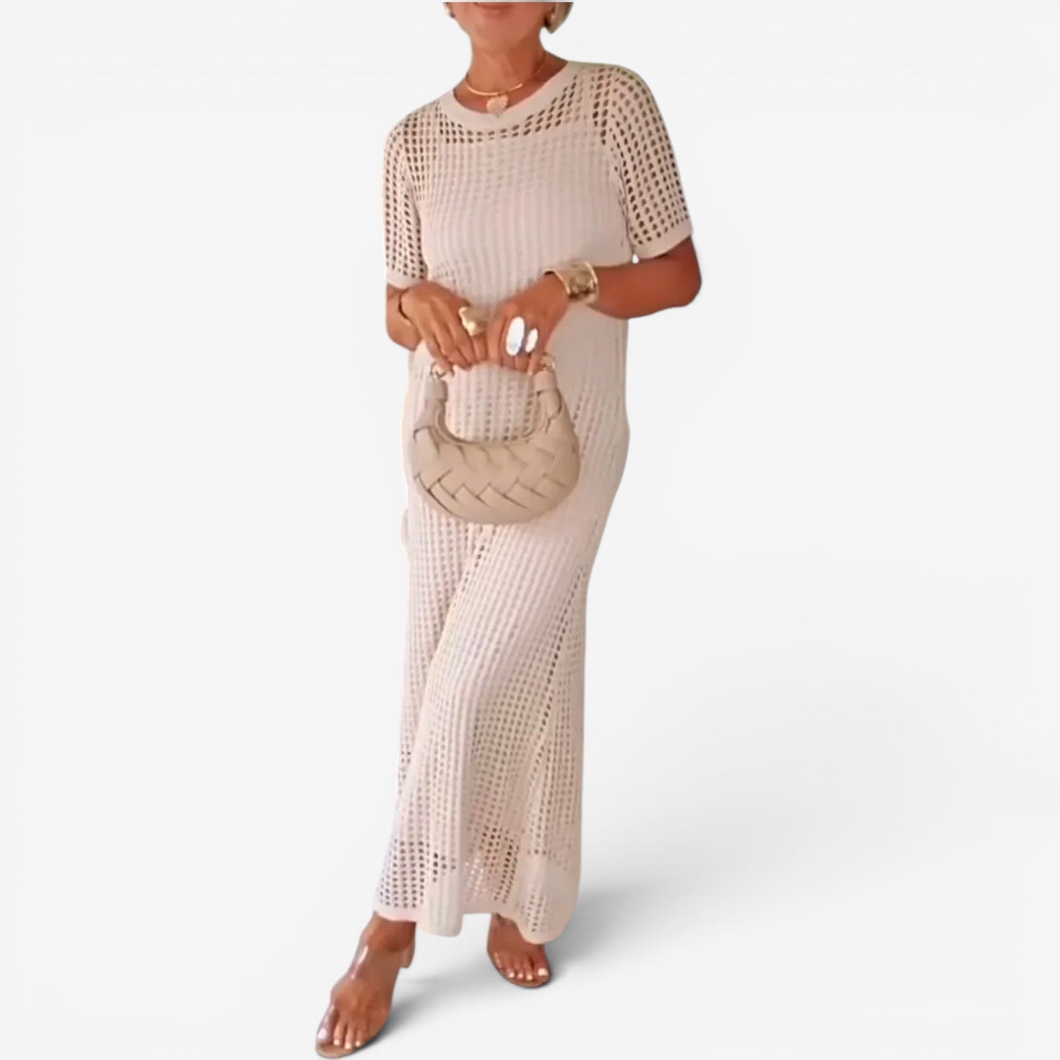 Sally™ Robe longue en maille