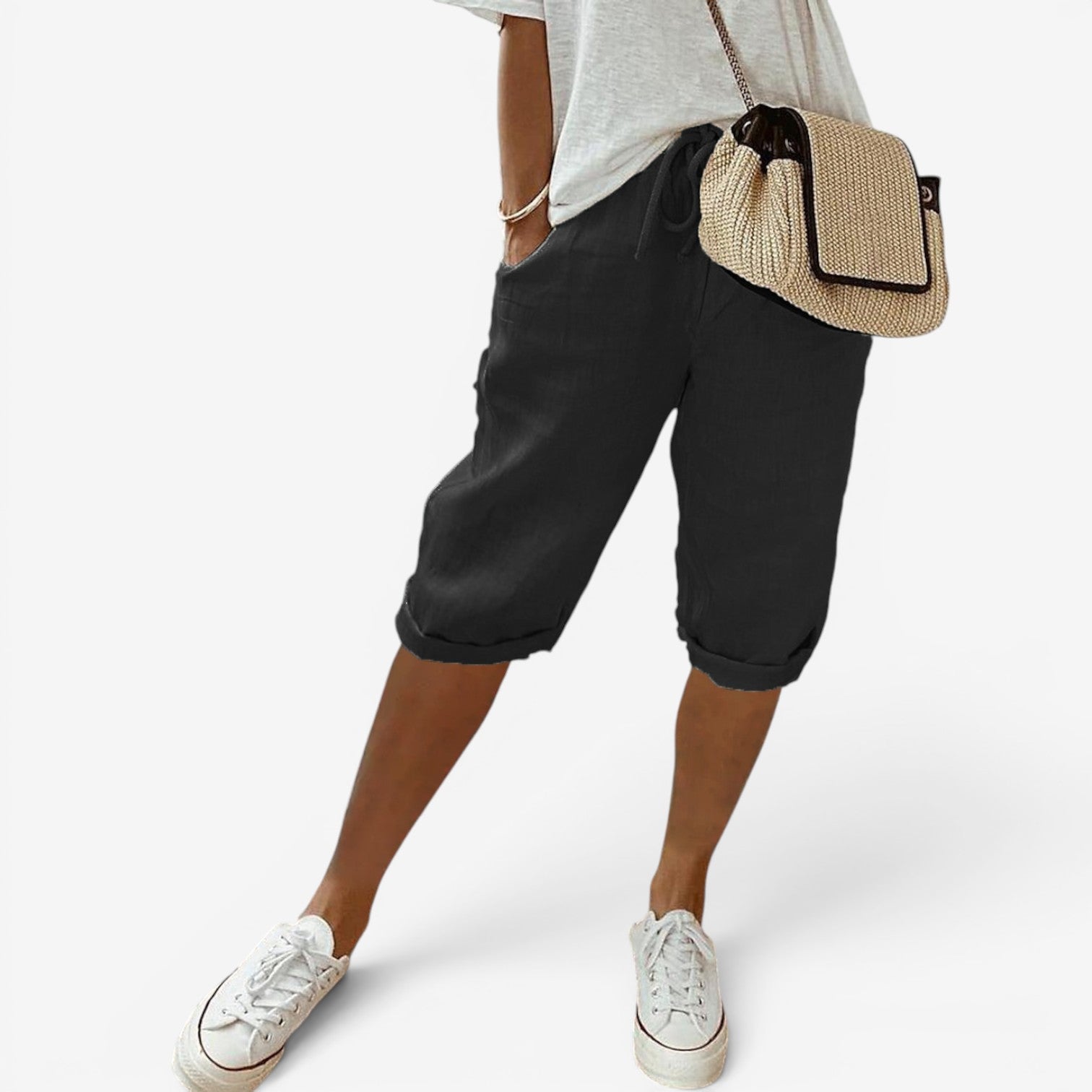 Danieli™ Short capri décontracté