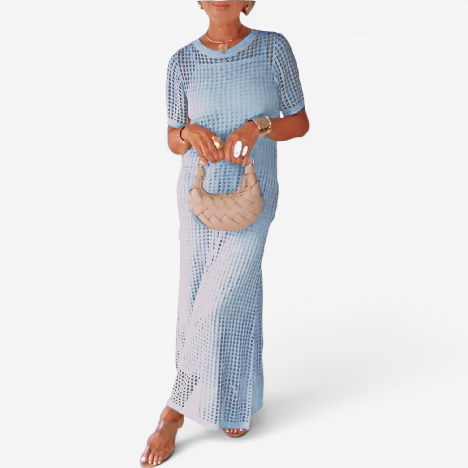 Sally™ Robe longue en maille