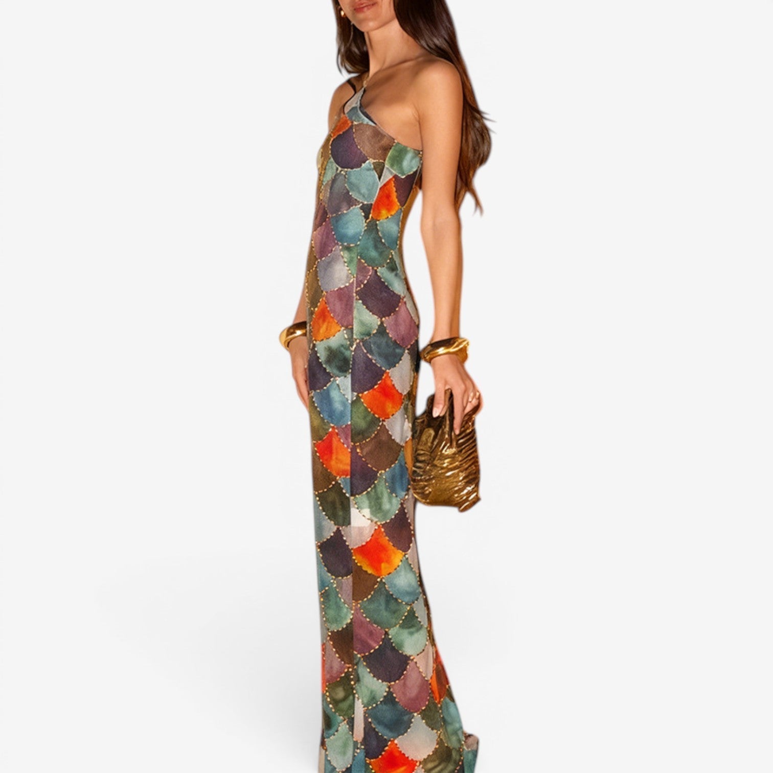 Rylee™ Robe longue imprimée