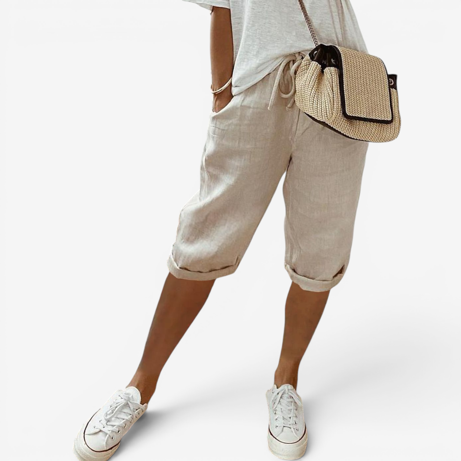 Danieli™ Short capri décontracté
