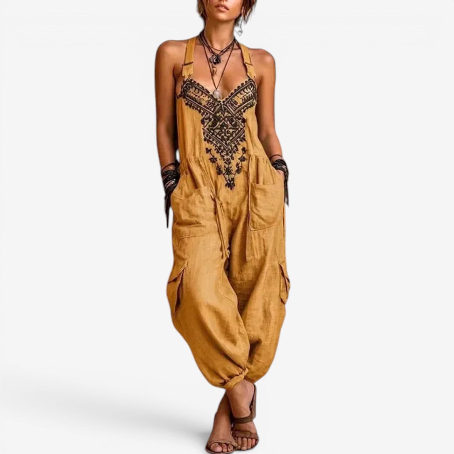 Emellia™ Combinaison style bohème