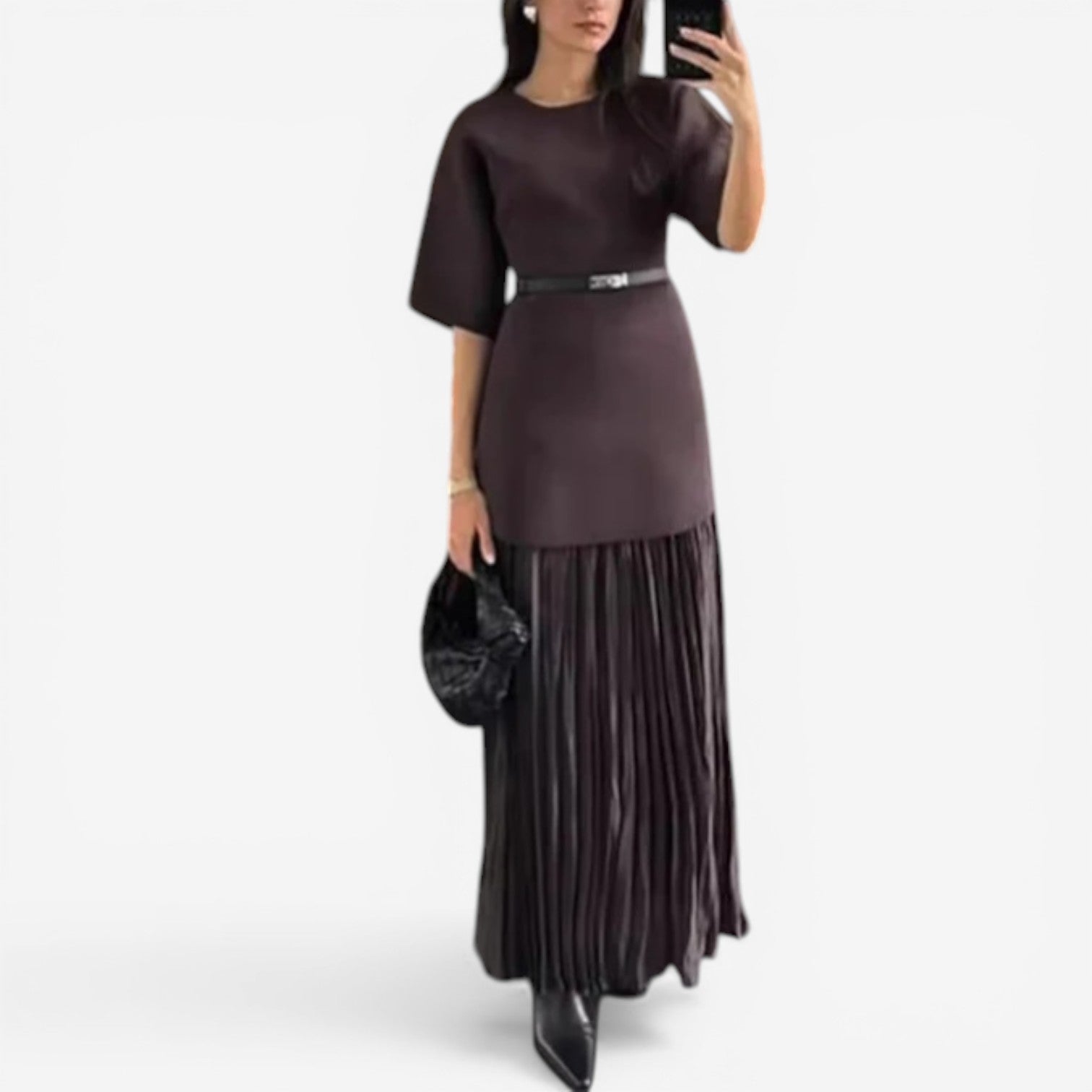 Shanaia™ robe plissée
