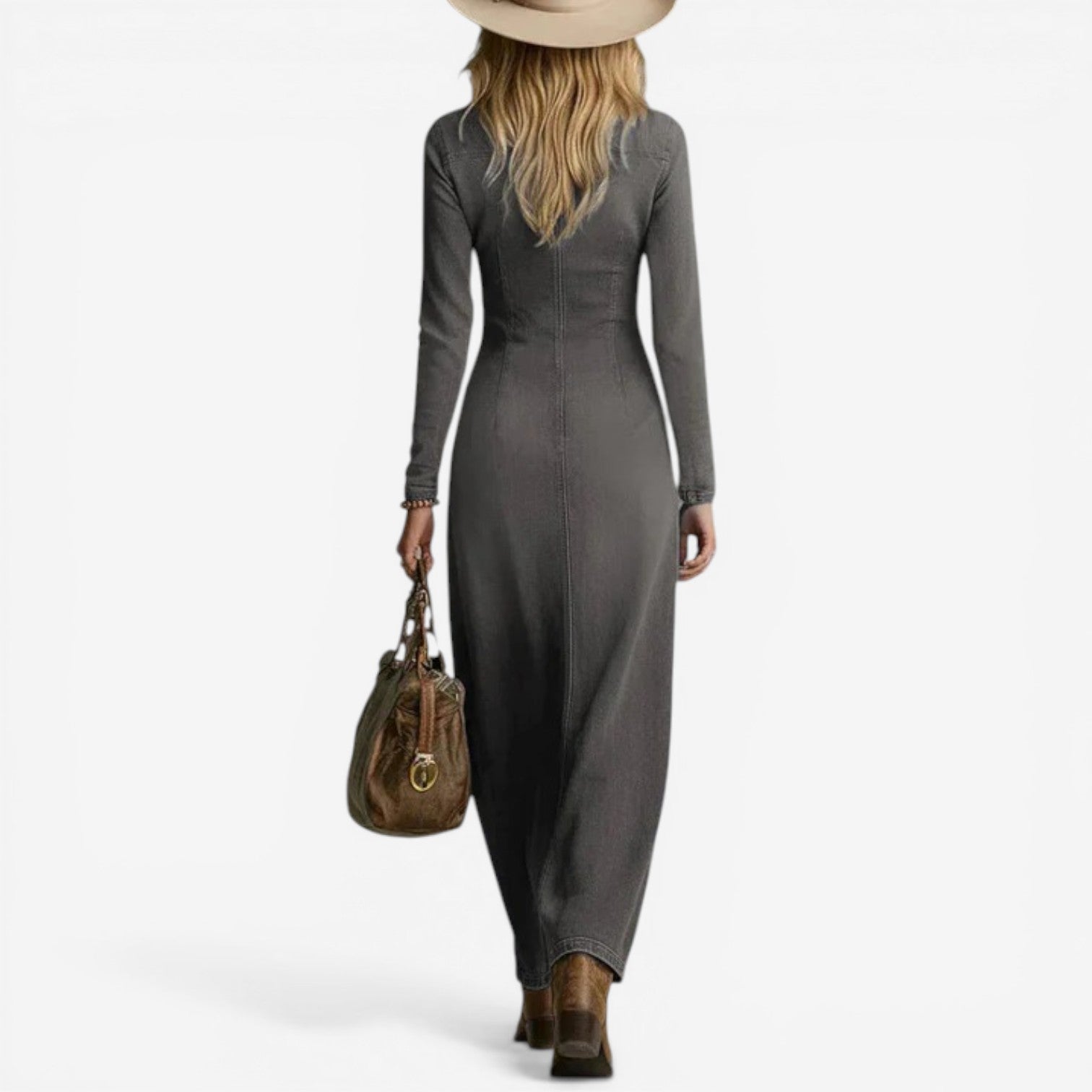 Sussie™ robe longue en jean