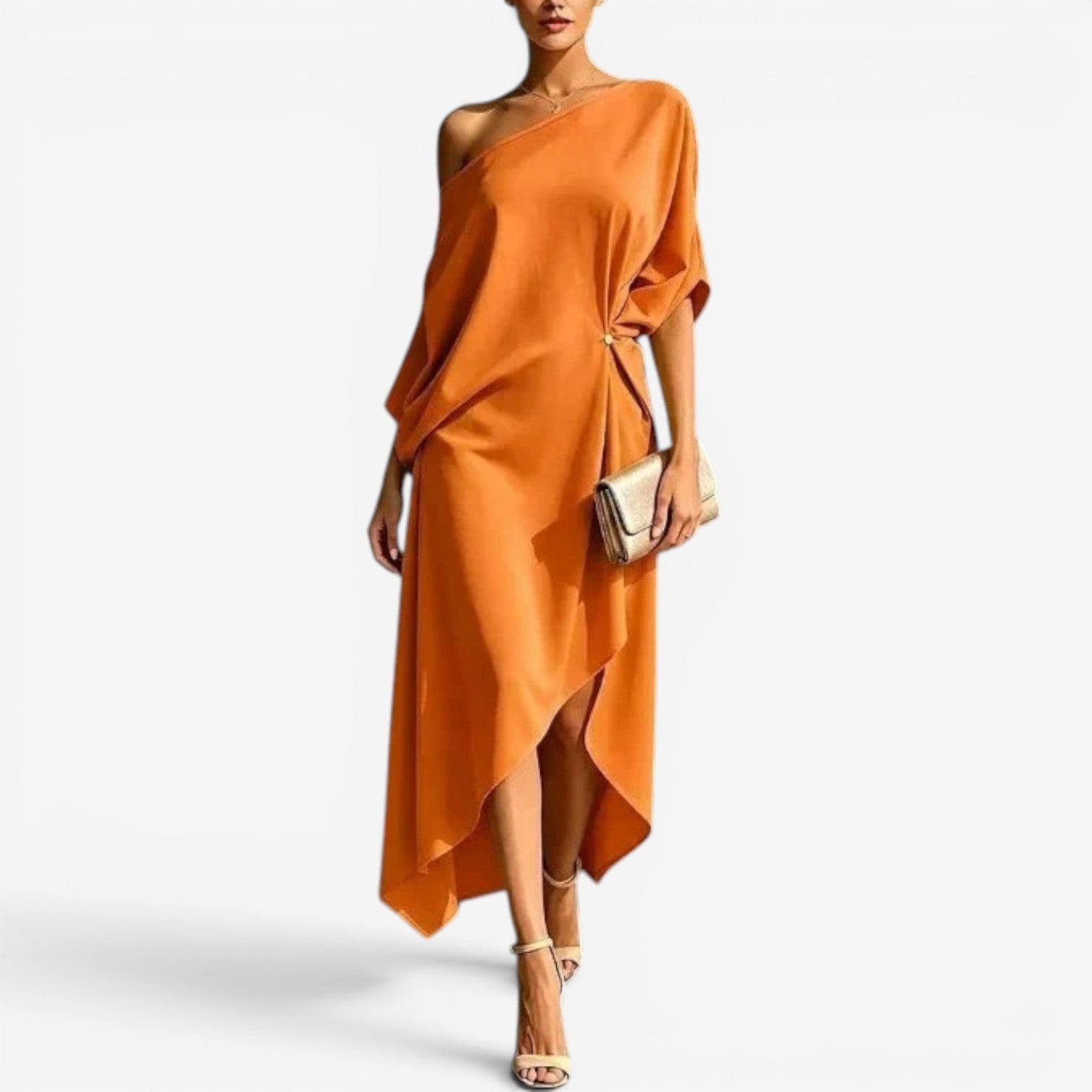 Candice™ Midi-kjole med én skulder