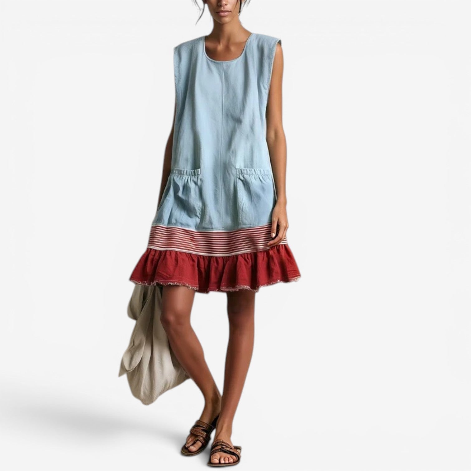 Hellea™ Robe courte sans manches