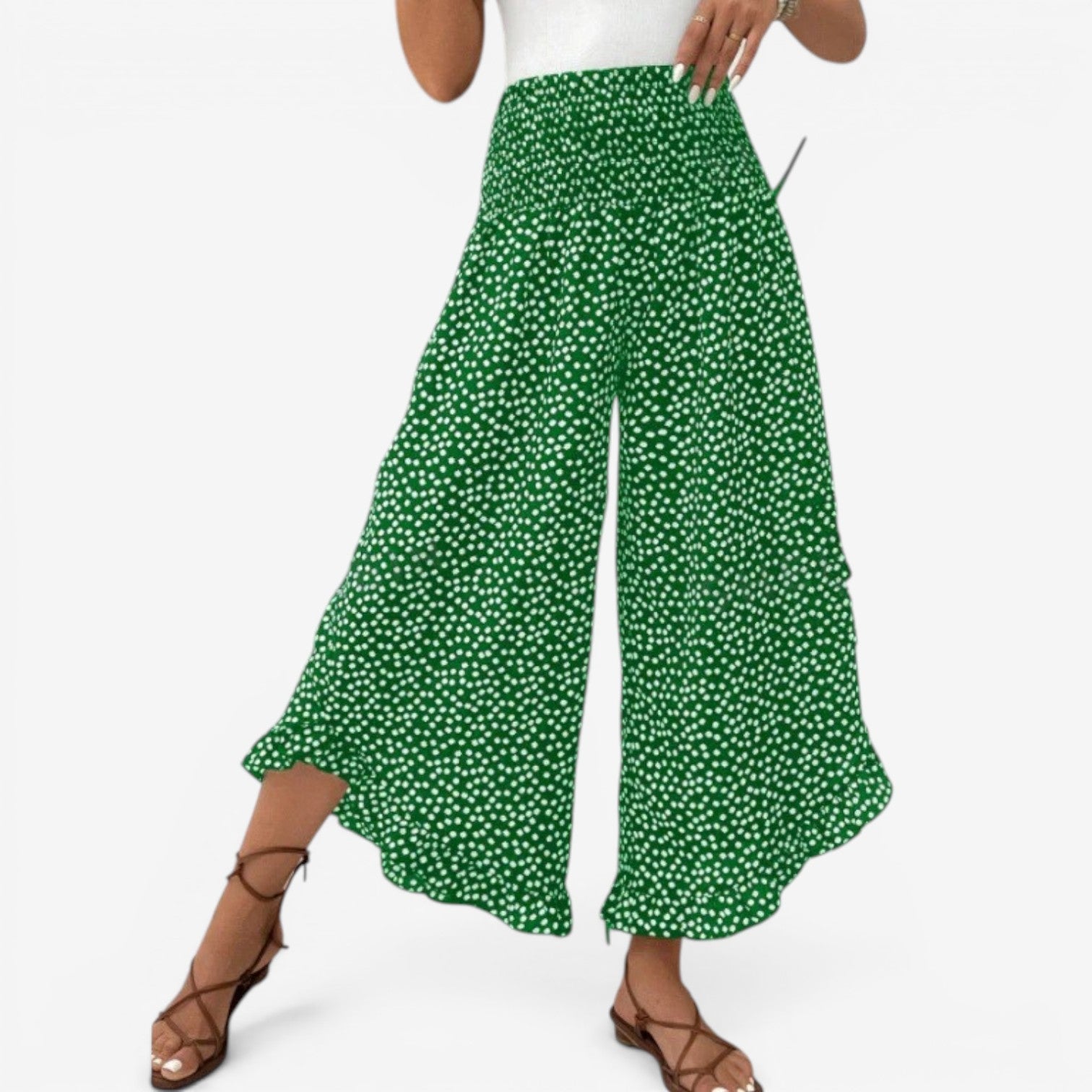 Ceffy™ Pantalon à jambes larges