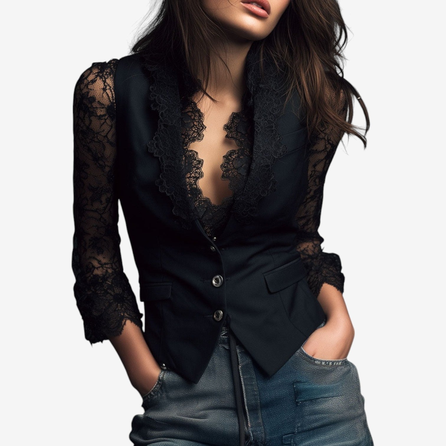 Arianna™ Elegant vest med udskæring