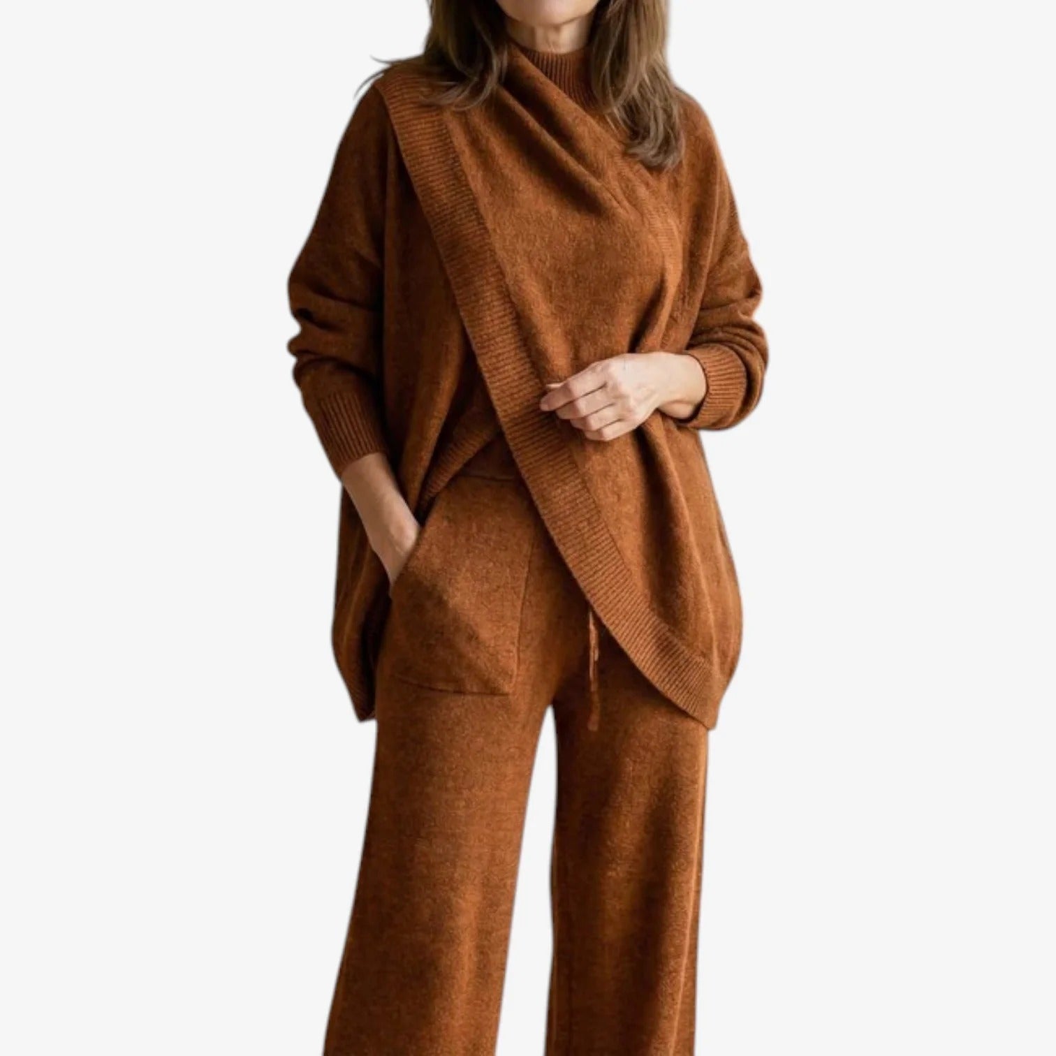 Lorella™ Elegant afslappet striksæt