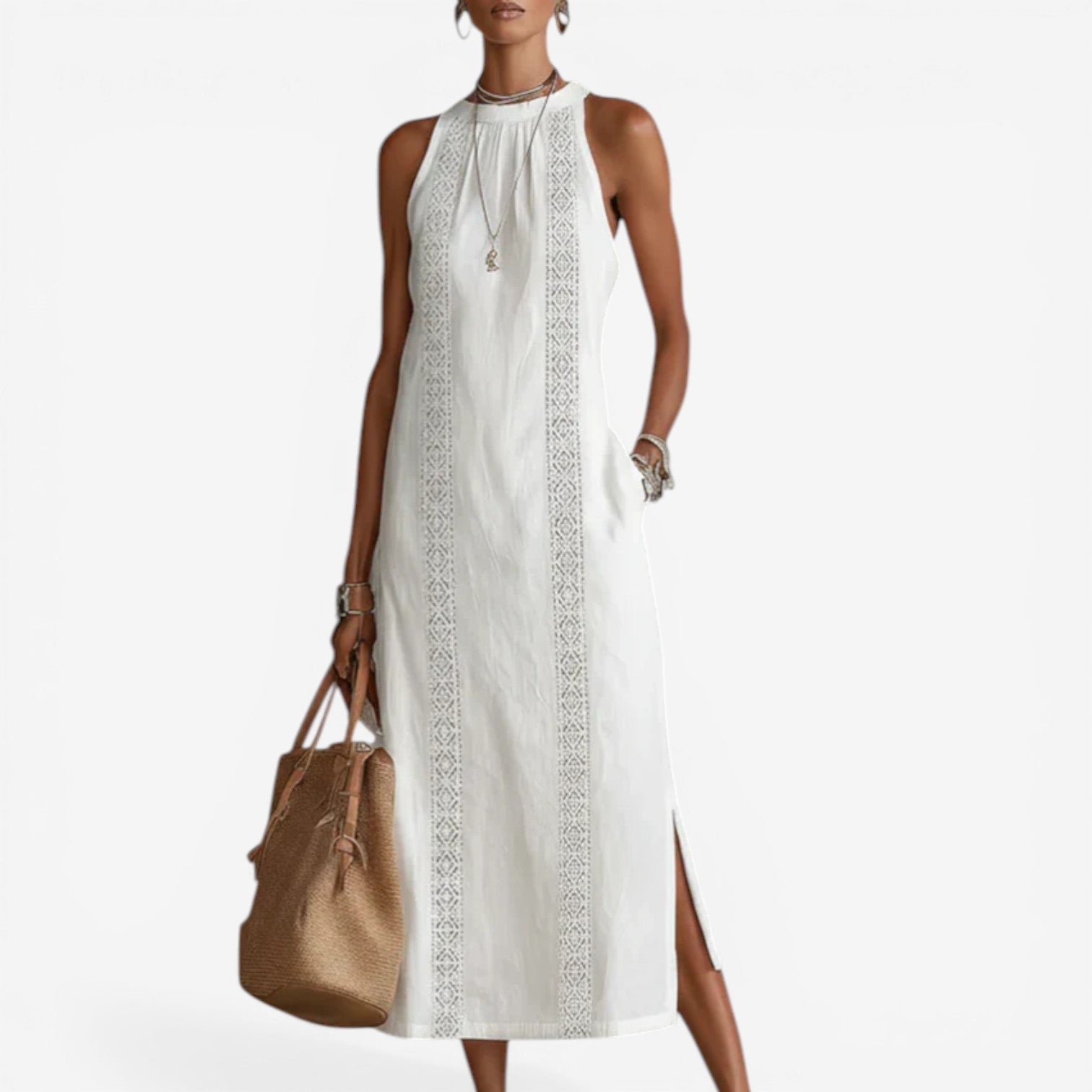 Althea™ robe midi minimaliste