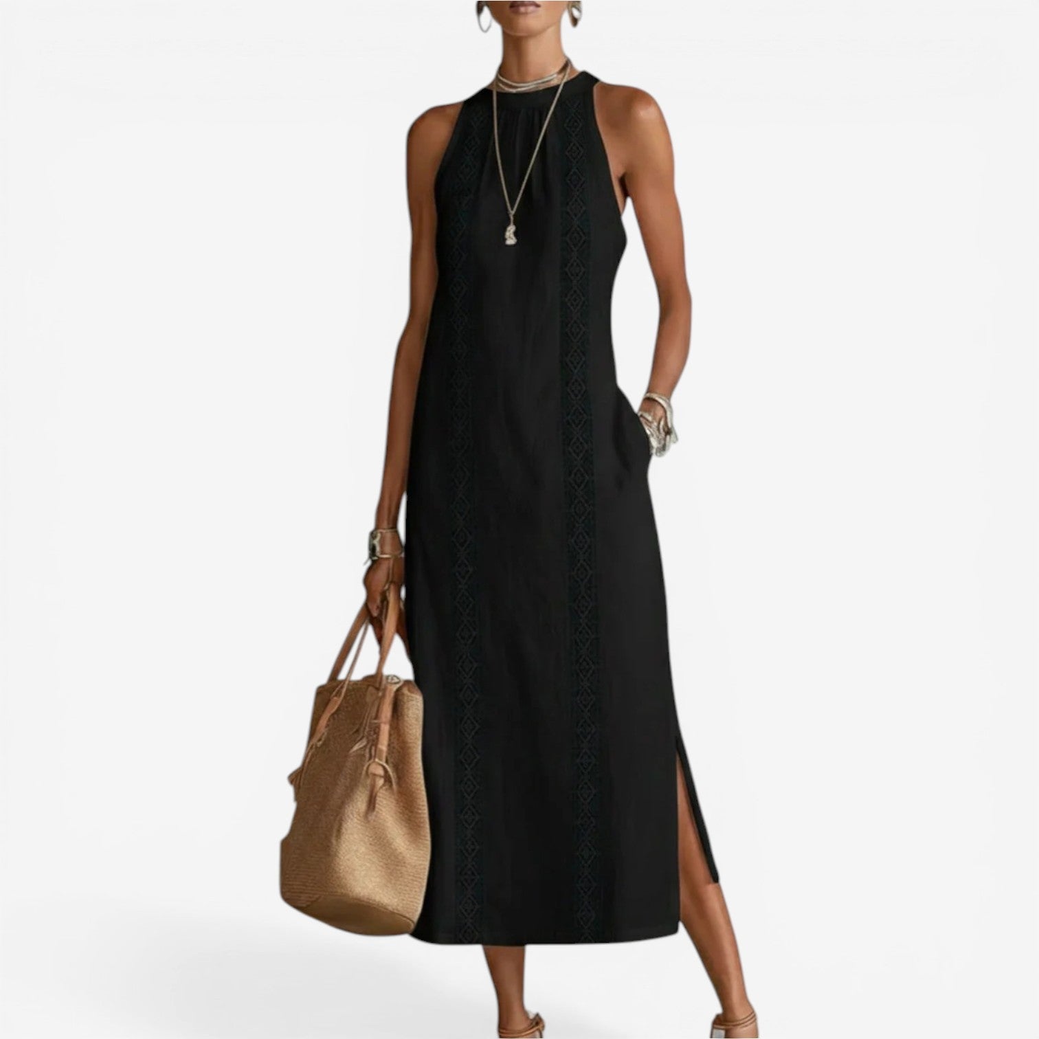 Althea™ robe midi minimaliste