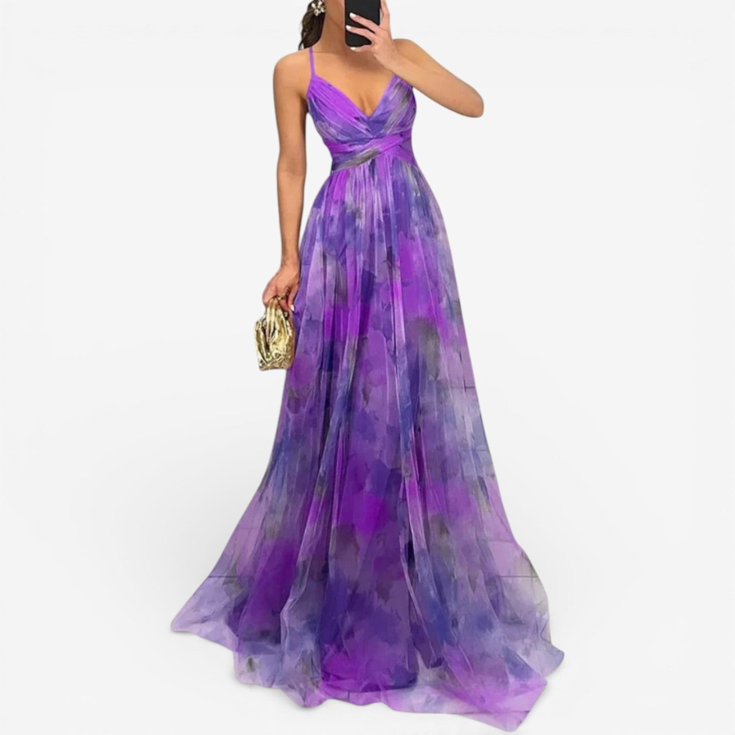 Hilda™ Robe maxi florale style