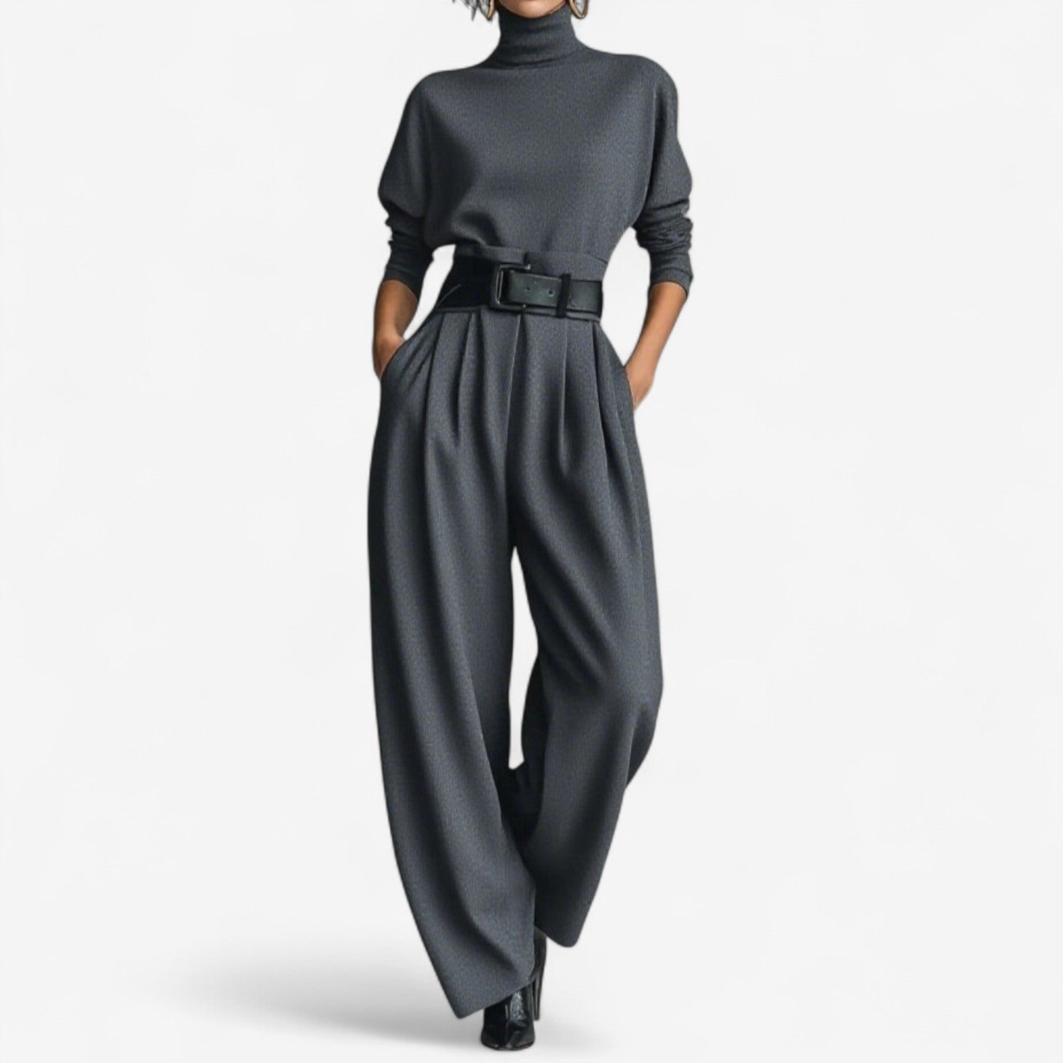 Doris™ Jumpsuit med høj hals