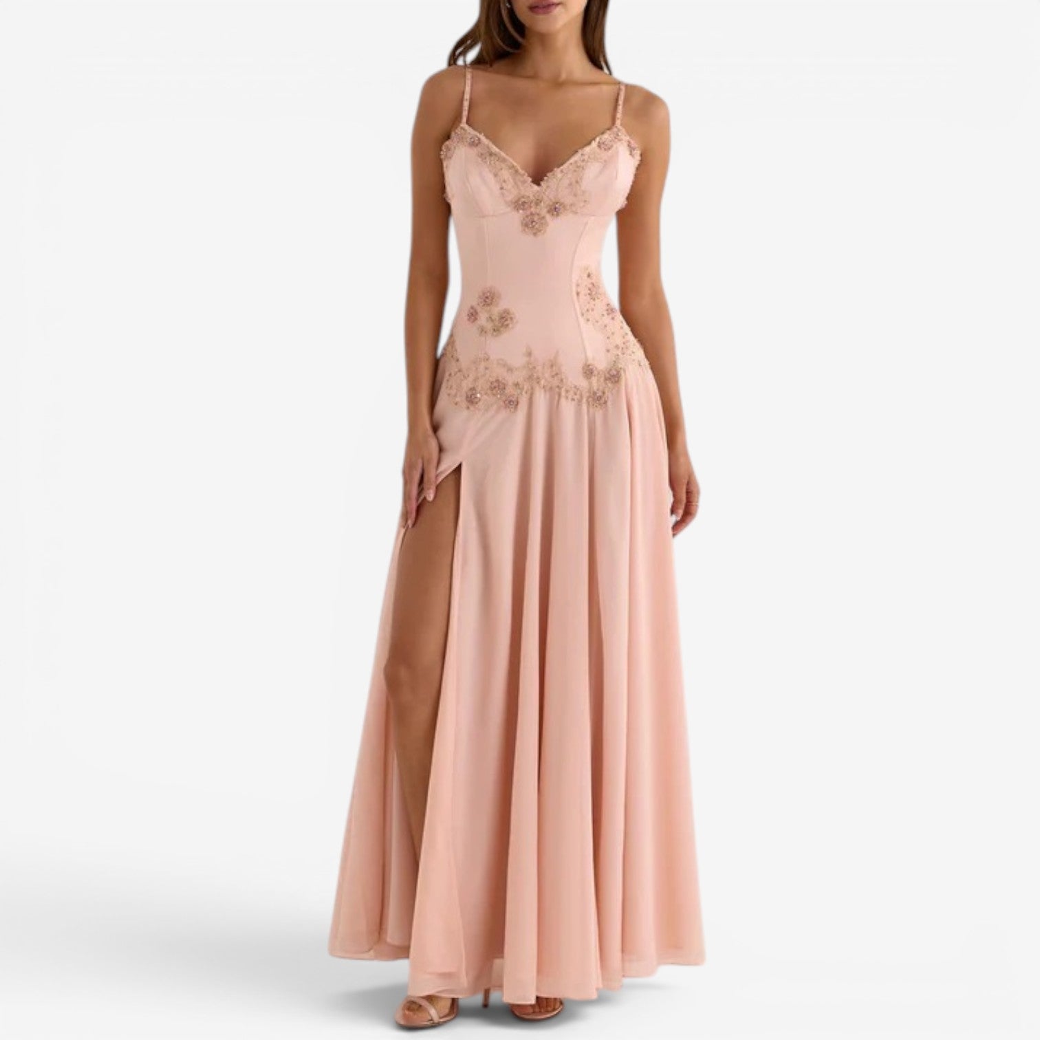 Kyla™ Robe longue en mousseline