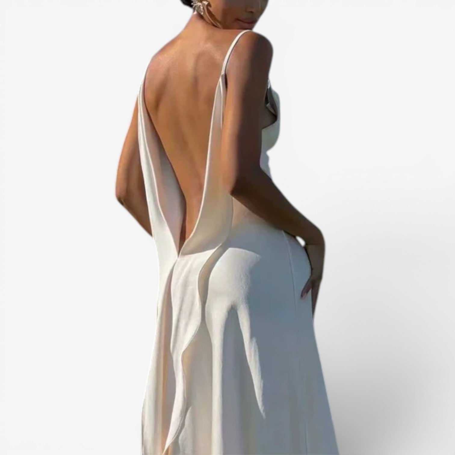 Carmela™ Robe longue en satin