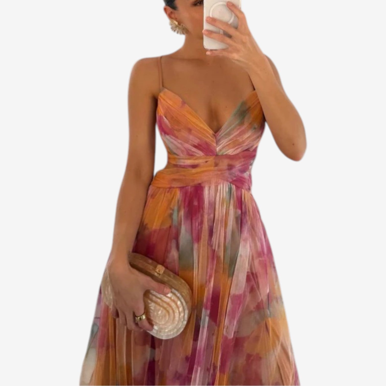 Hilda™ Robe maxi florale style