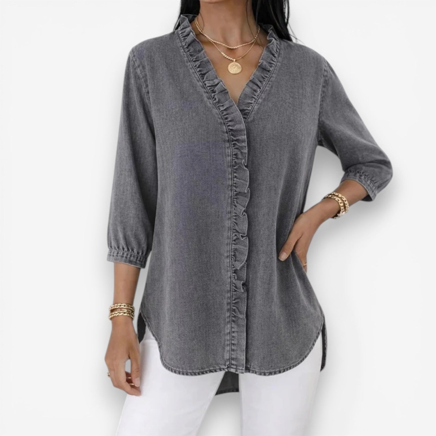 Carmina™ Chemise longue et fluide