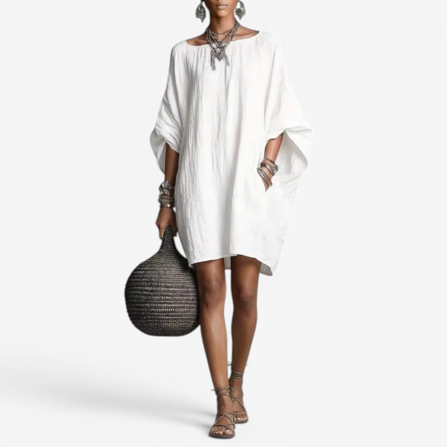 Annisa™ Robe courte évasée