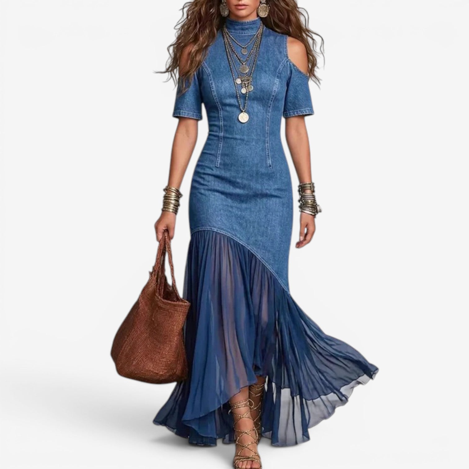 Kimberley™ Robe longue en jean