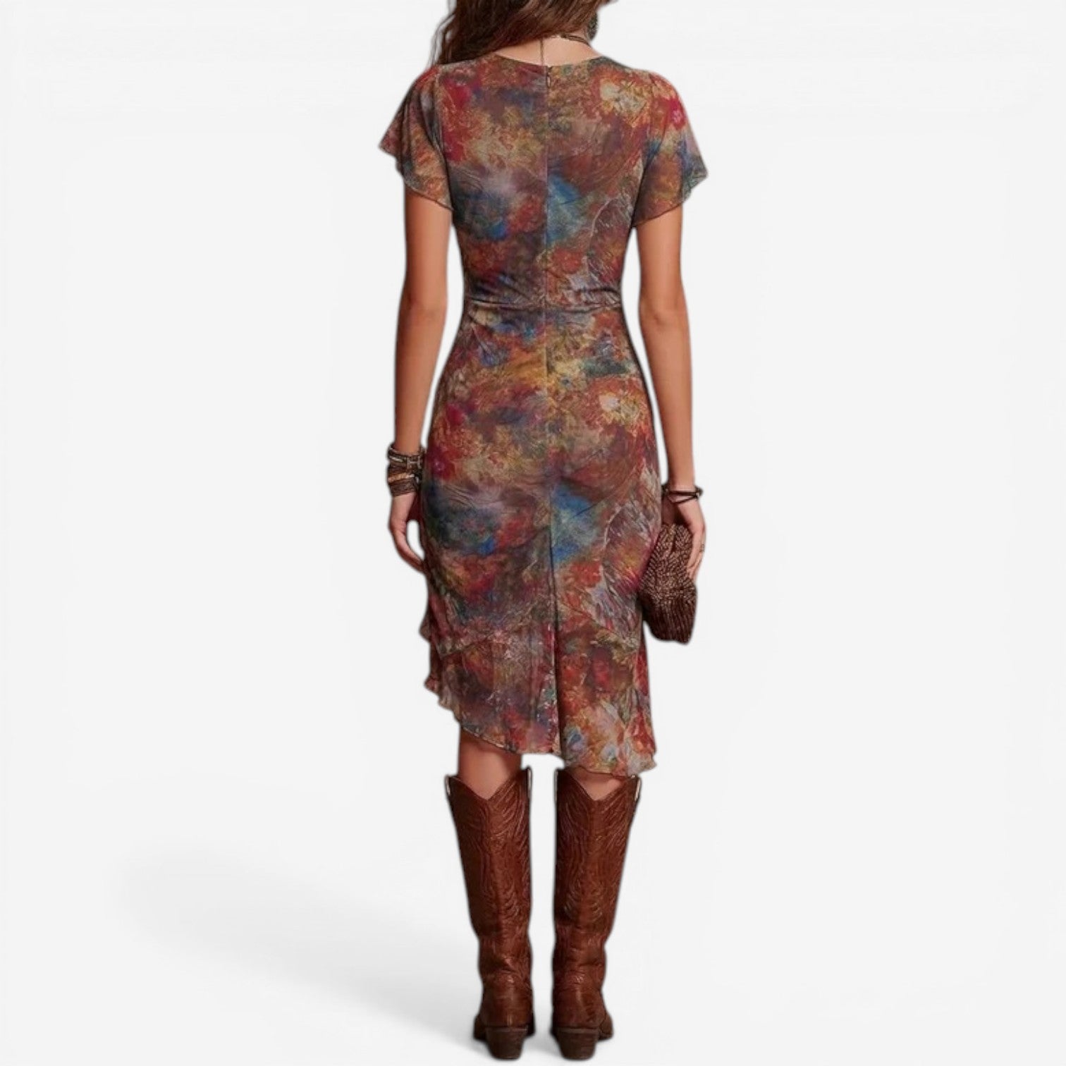 Salina™ Robe midi drapée