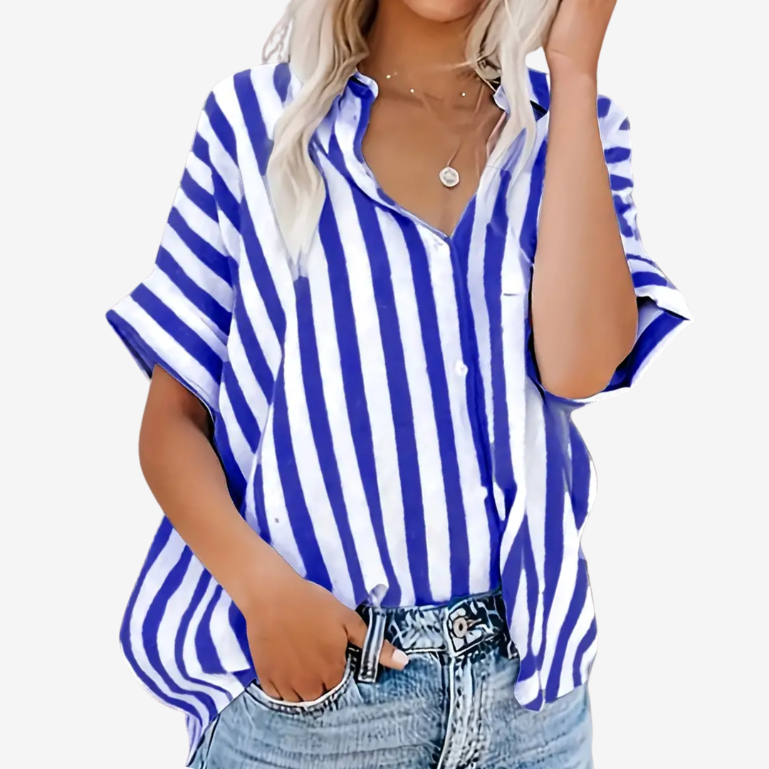Iselise™ Stribet bluse