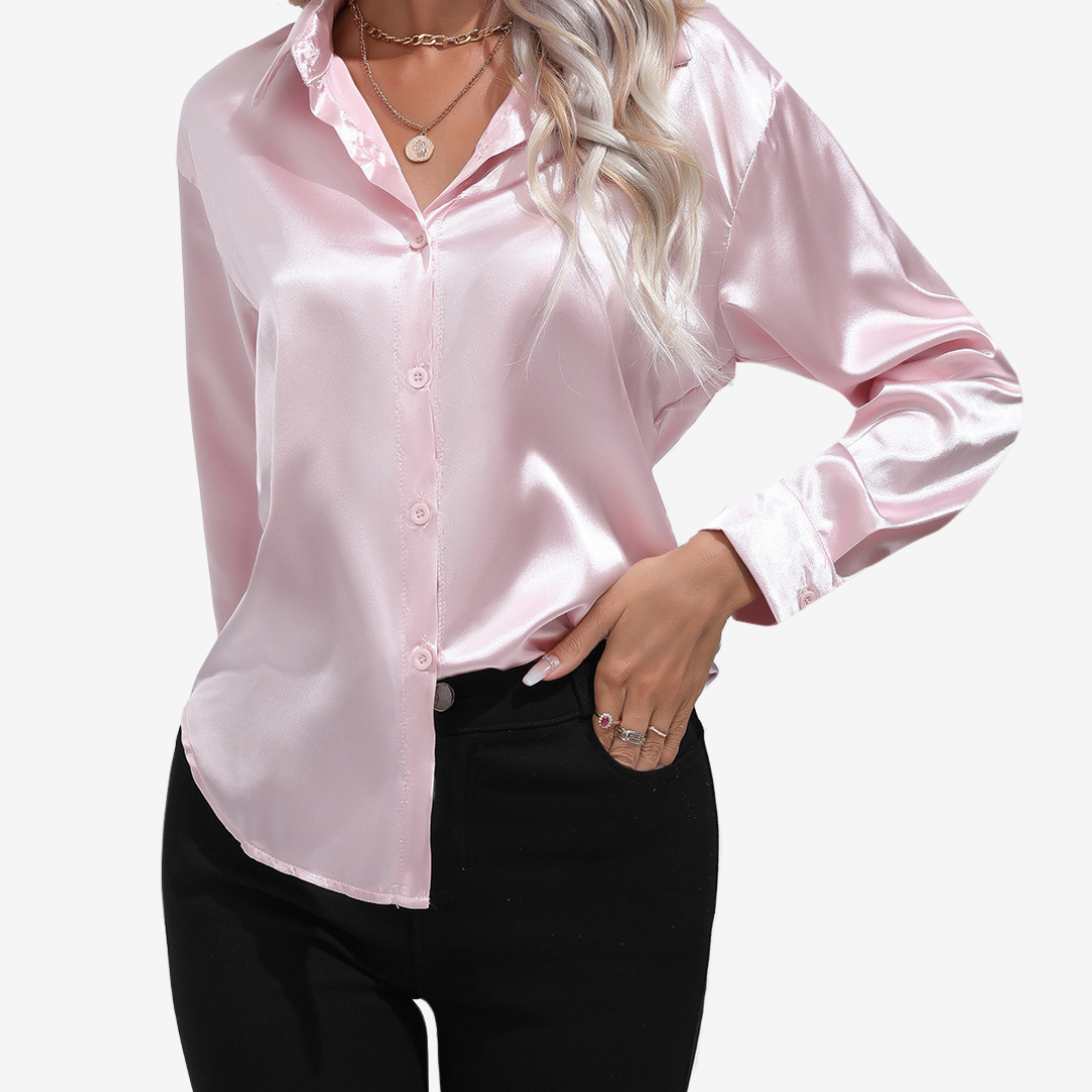 Alvira™ Elegant silkeskjorte